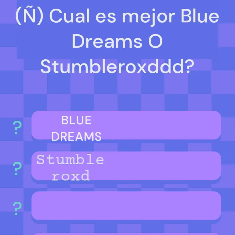 Game by @BlueDreams