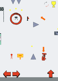 Finish the parkour course￼