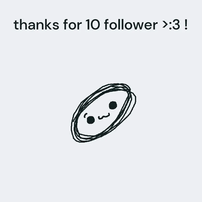 10 follower! by @aoga