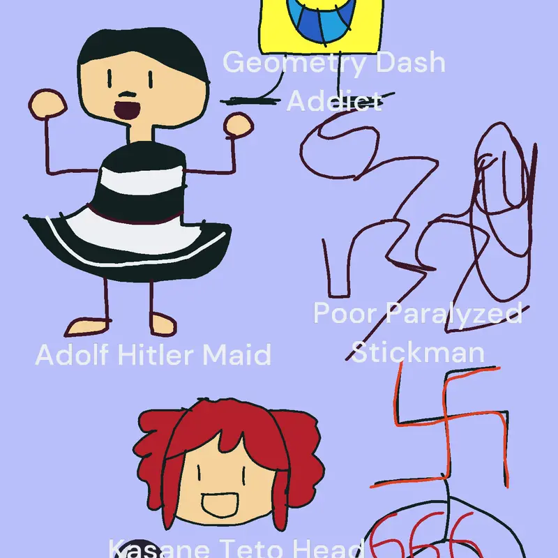 Characters for @i_eat_tables object show by @Shitfire75