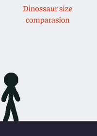 Dinossaur size comparison!!!