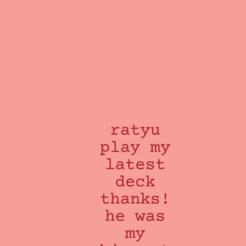 thank you ratyu by @davidmaribirbattinglover