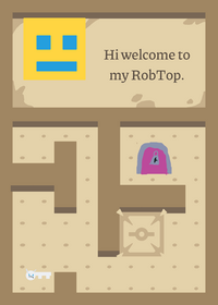 RobTop geometry dash maze