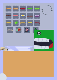 MAKE A BURGER THEN FEED!