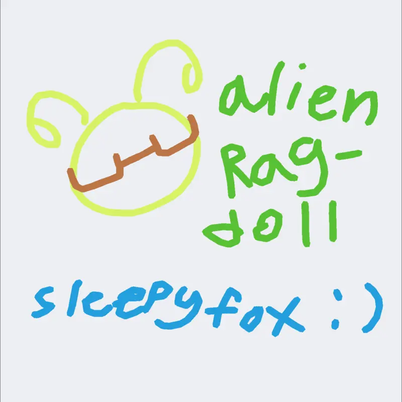 Factattackadventures alien ragdoll beta by @sleepyfox