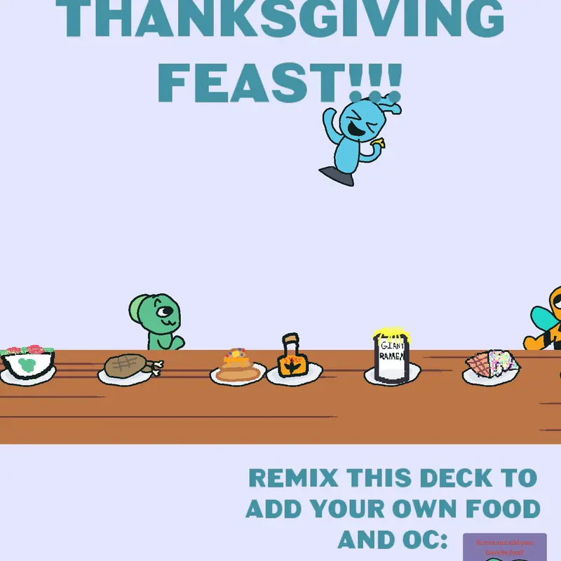 Thanksgiving feast 2026 by @Saladthebear