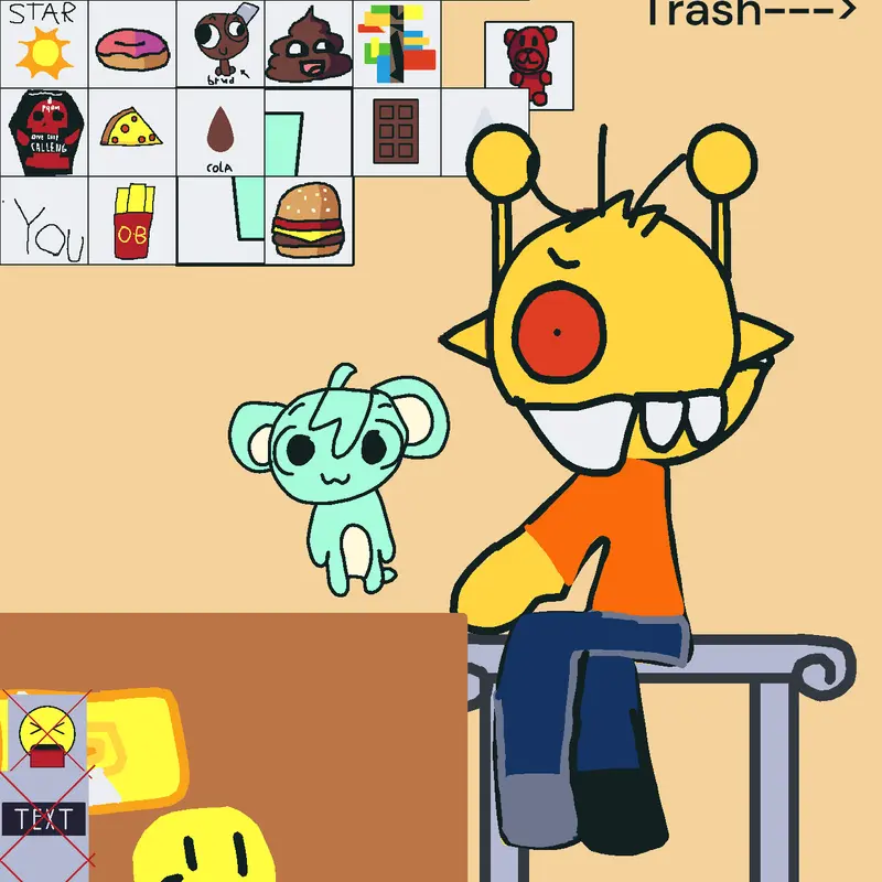 Feed Simon! by @GamerCubechan67_loll65