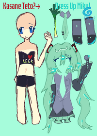 Dress up miku