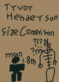 Trevor Henderson size comparison