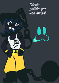 Un dibujo de una amiga.