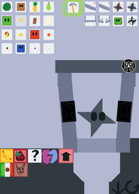 Cube blender with endings