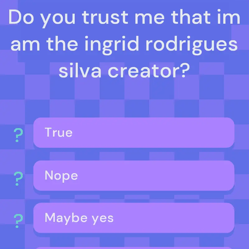 Do you trust me? by @Ingrid_Rodrigues_silvajp