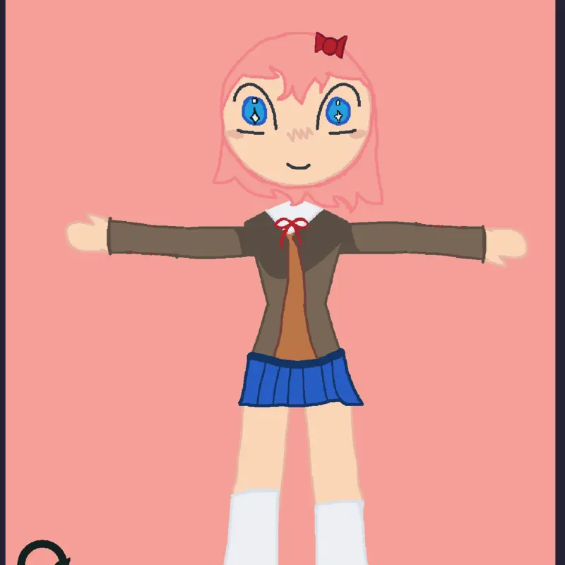 Sayori #ddlc by @uma_eyekon