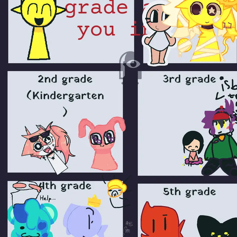 What grade are you in by @Antgamerfoxy
