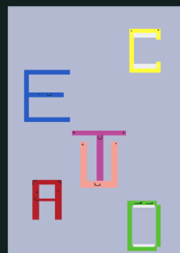 Alphabet satisfying ￼ ￼