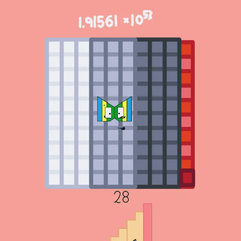 perfect number block 10 by @perfectnumber5