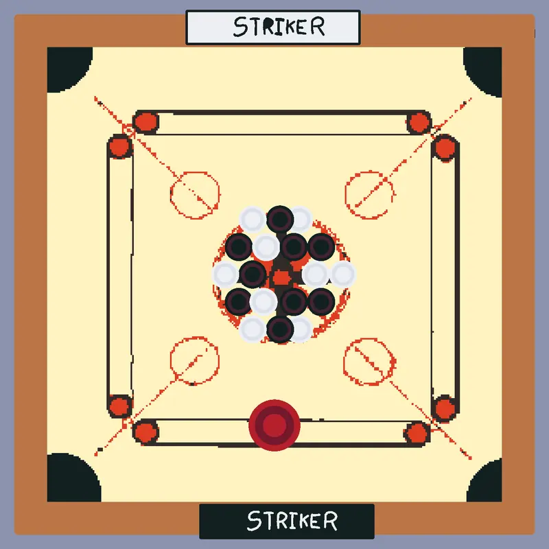 Carrom board by @mahrus