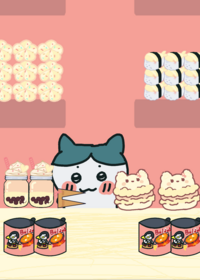 Hachiware mukbang
