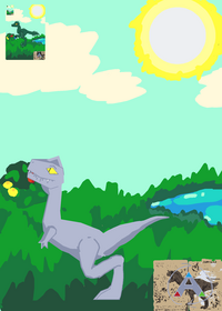 Ark carnotaurus ragdoll
