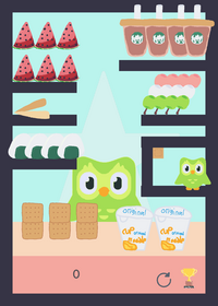 Feed the duolingo!
