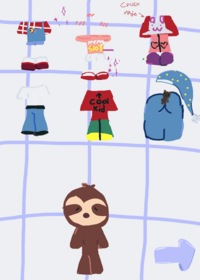 Sloth dress up