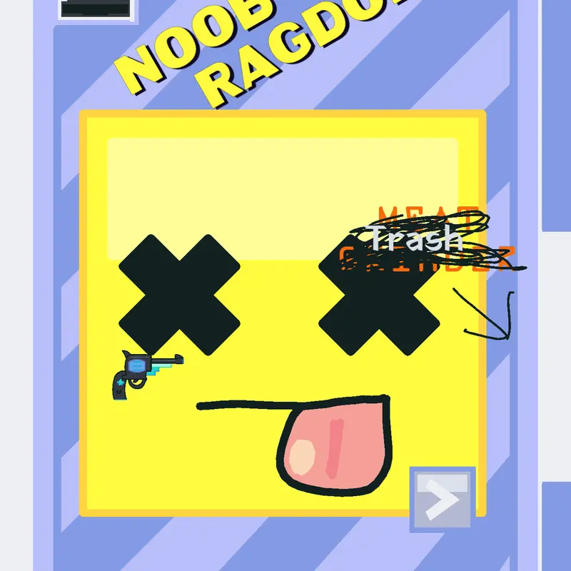 Noob ragdoll but... by @MaliceKosa
