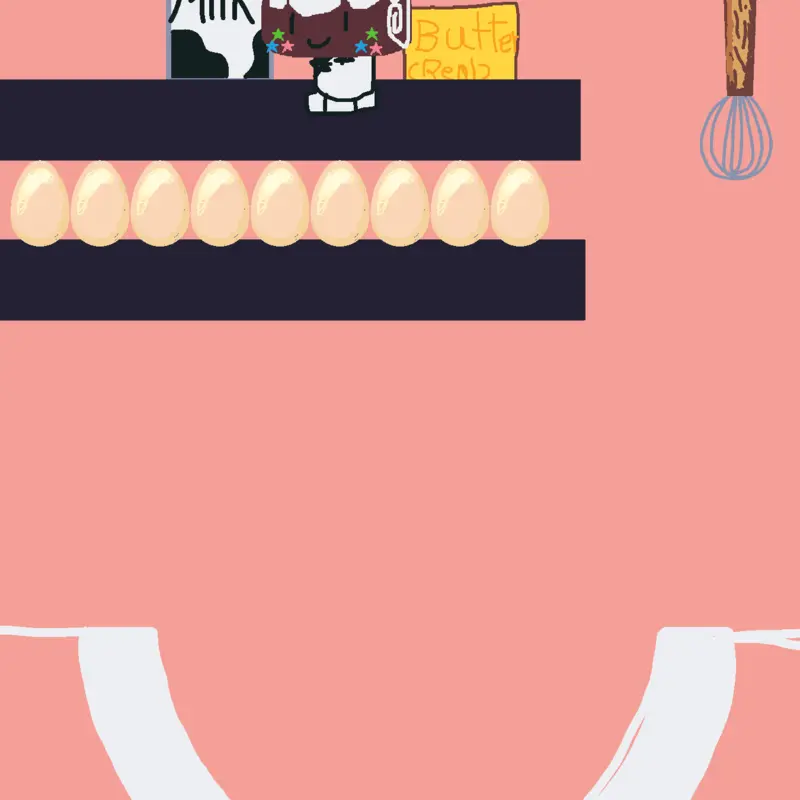 Cosmo mukbang + baking by @frutigeraer