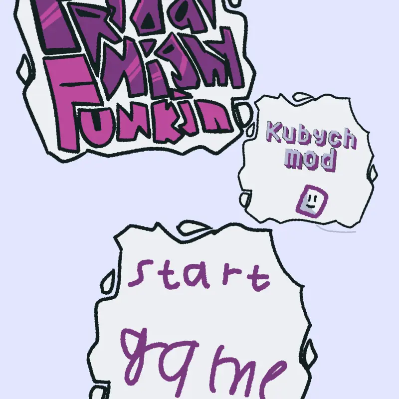 FNF something cubeness by @gdcaty