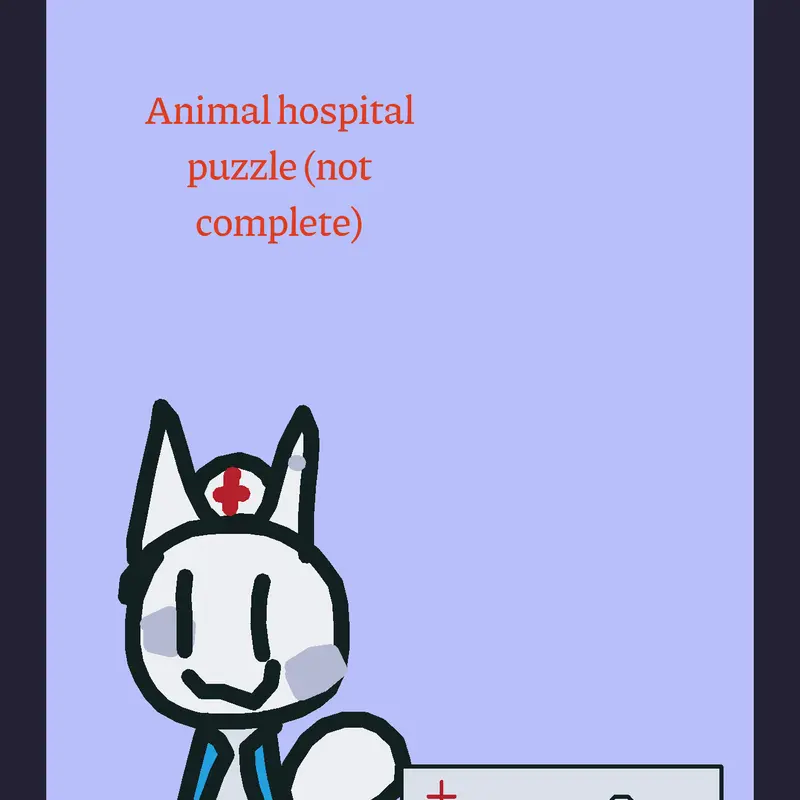 Animal hospital puzzle wip by @Cookie_225