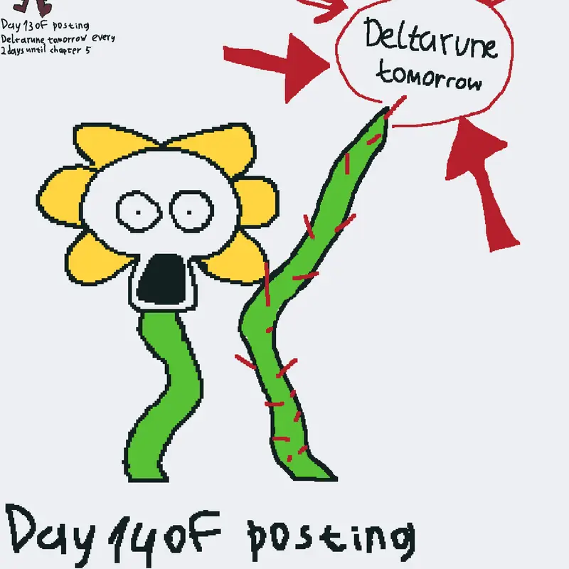 deltarune tommorow 14 by @KostyaZabegin