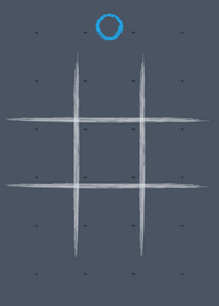Tic tac toe but with chalk