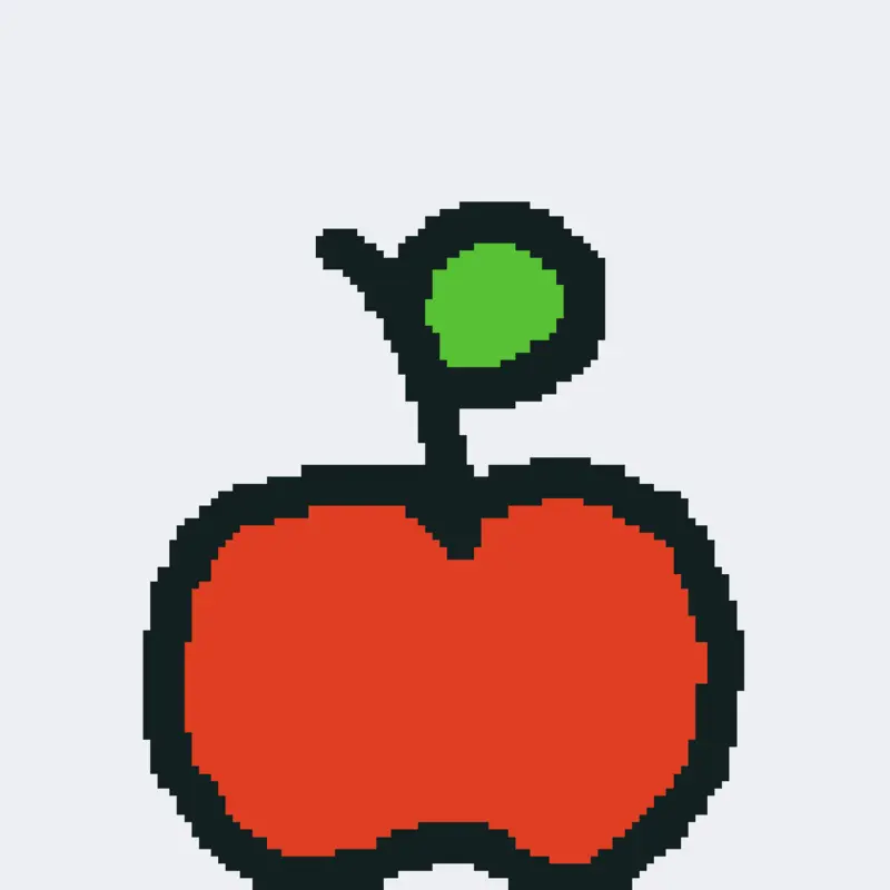 Tap the apple to see magic by @Guy_makes_cool_games