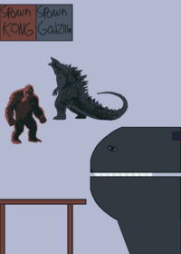 Godzilla eat thing