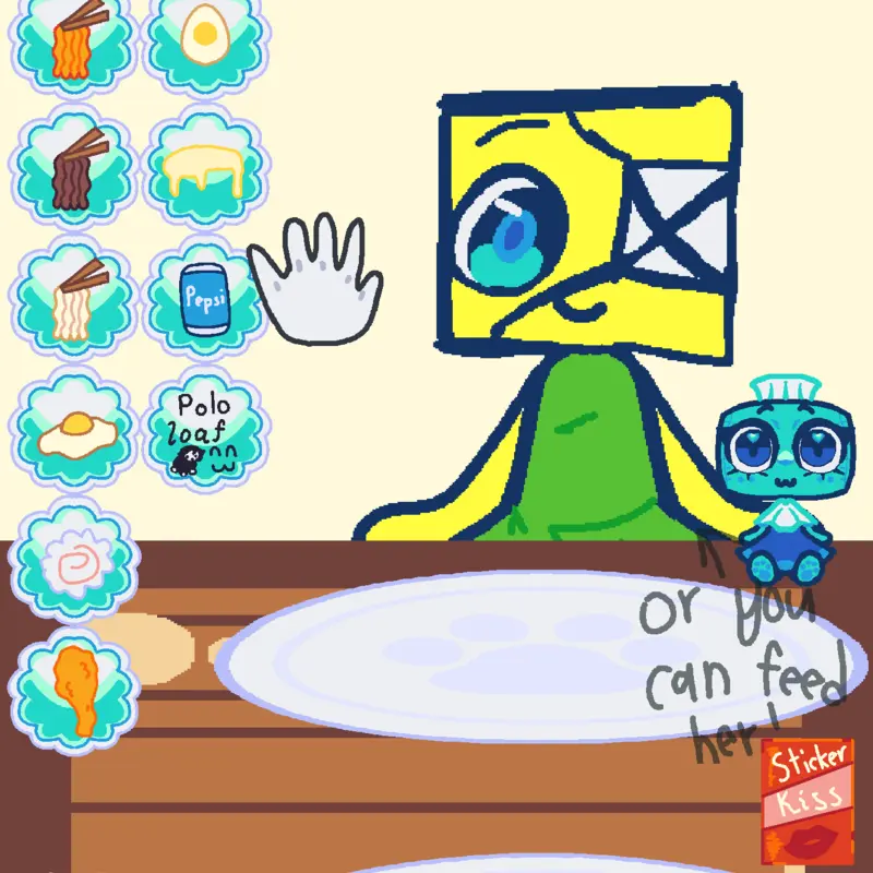 Dresha mukbang (it doesn't exist by @puckurago_artist_hehe