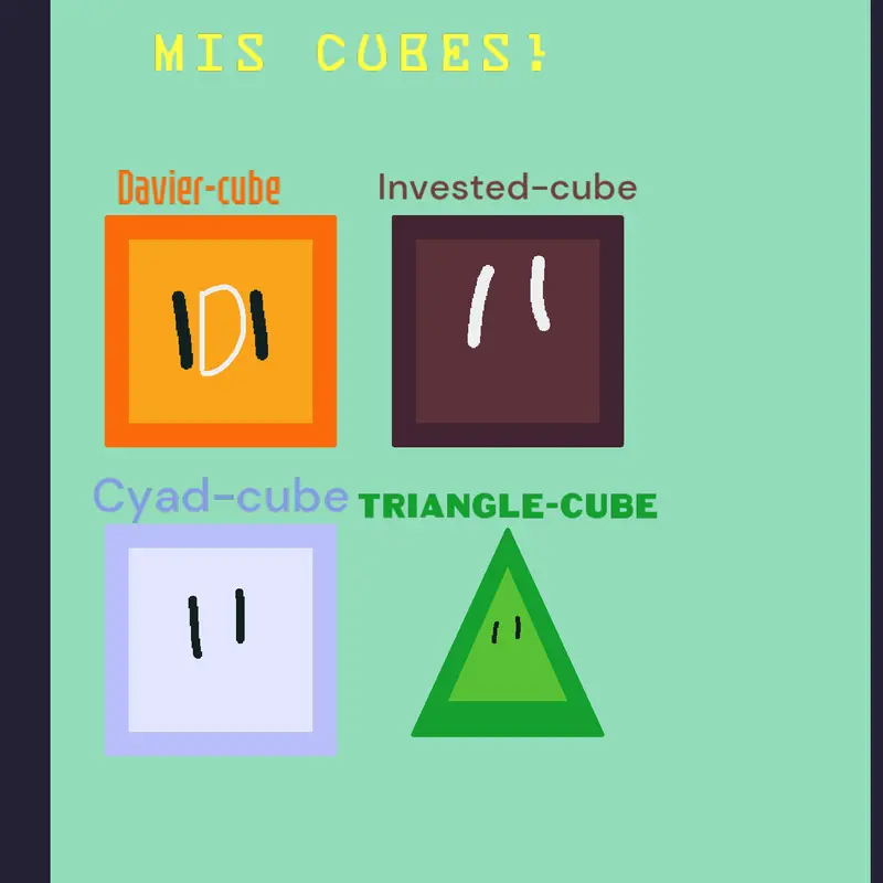 Mis cubes by @davierdiaz