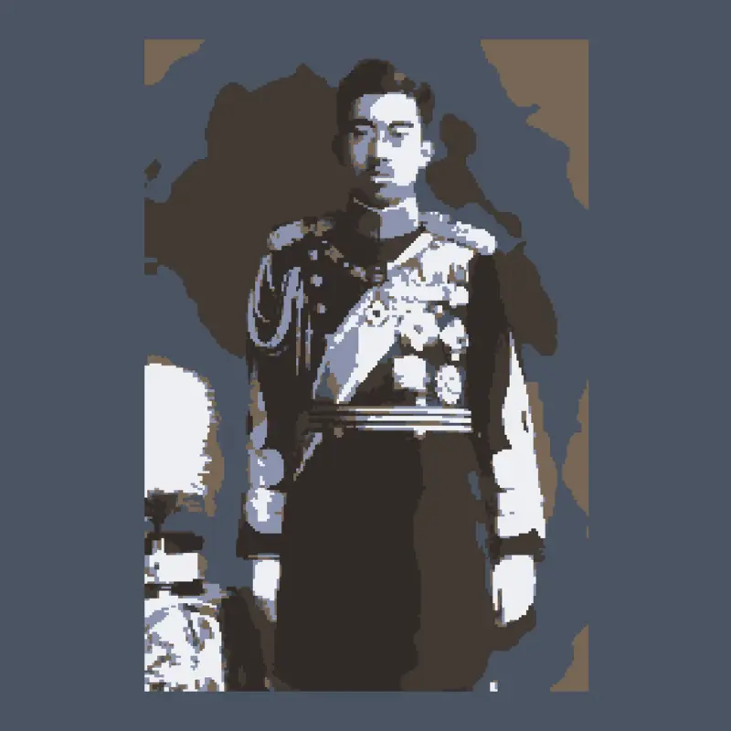 Hirohito by @Globe_on_castle