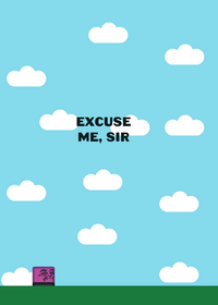 Cosa del dash pero es el excuse me sir