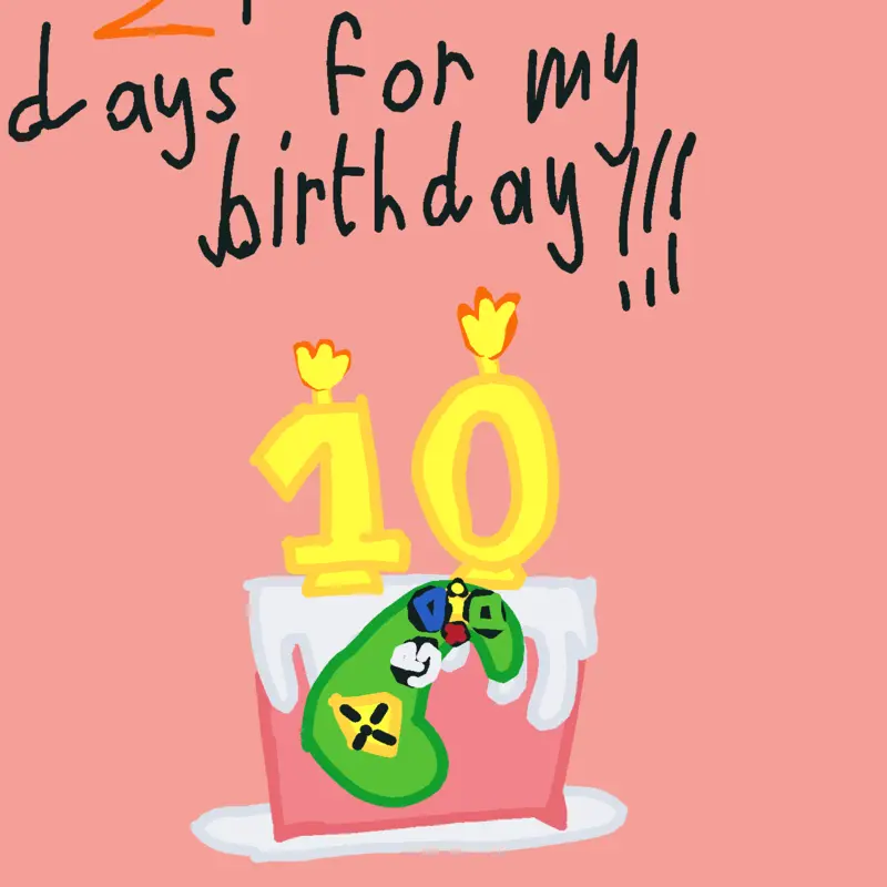 2 more days for my bday!!!!!!! by @durpledragon