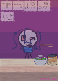 give cr when take food