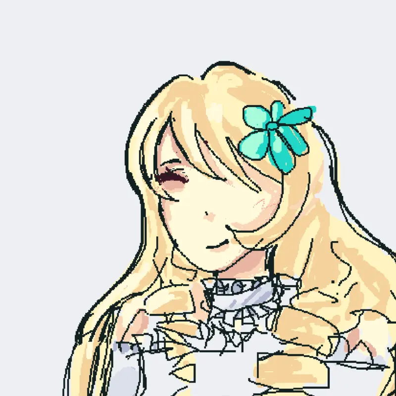 Ugly Blanche art by @Iloafmycat