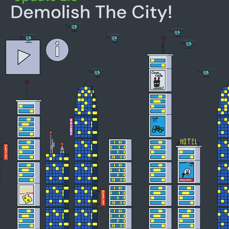City demolition by @PhantomDLX