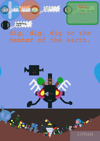 DIG TO THE CENTER OF THE EARTH!