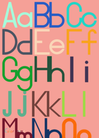Alphabet band colors