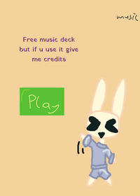 Free music deck (but give me credits)