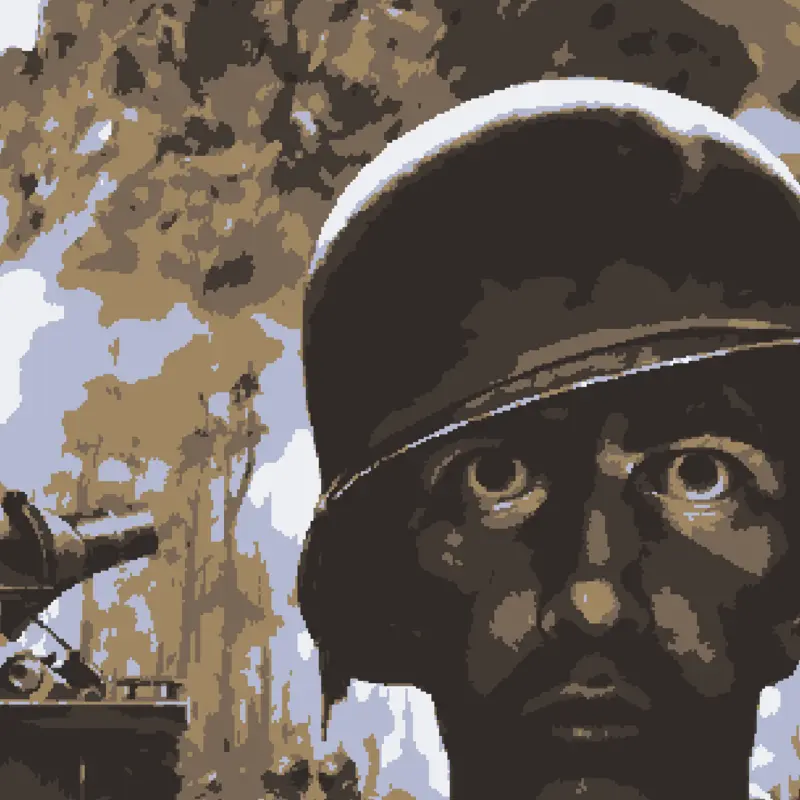 Traumed soldier by @kiki2bro