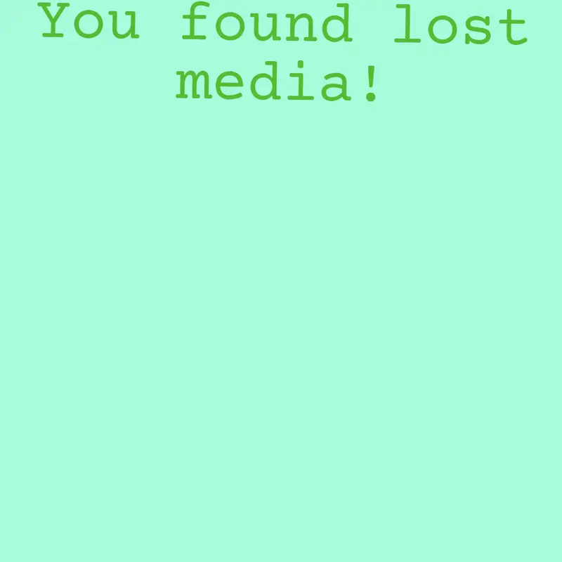 You found lost media by @StamponBSampleton