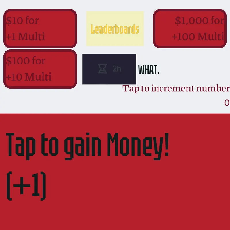 Dumb clicker by @theDaveguy