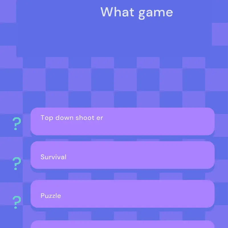 Game by @bennnett