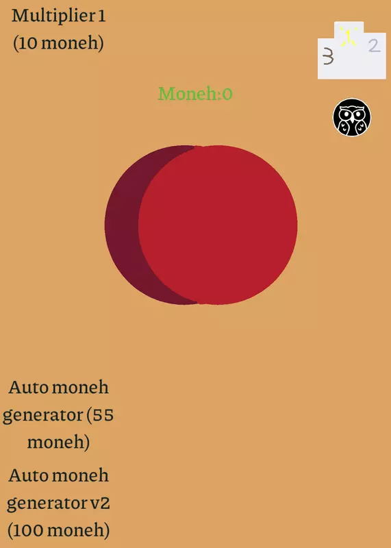 Unfinished clicker game by @blue_cyborgOFFICAL