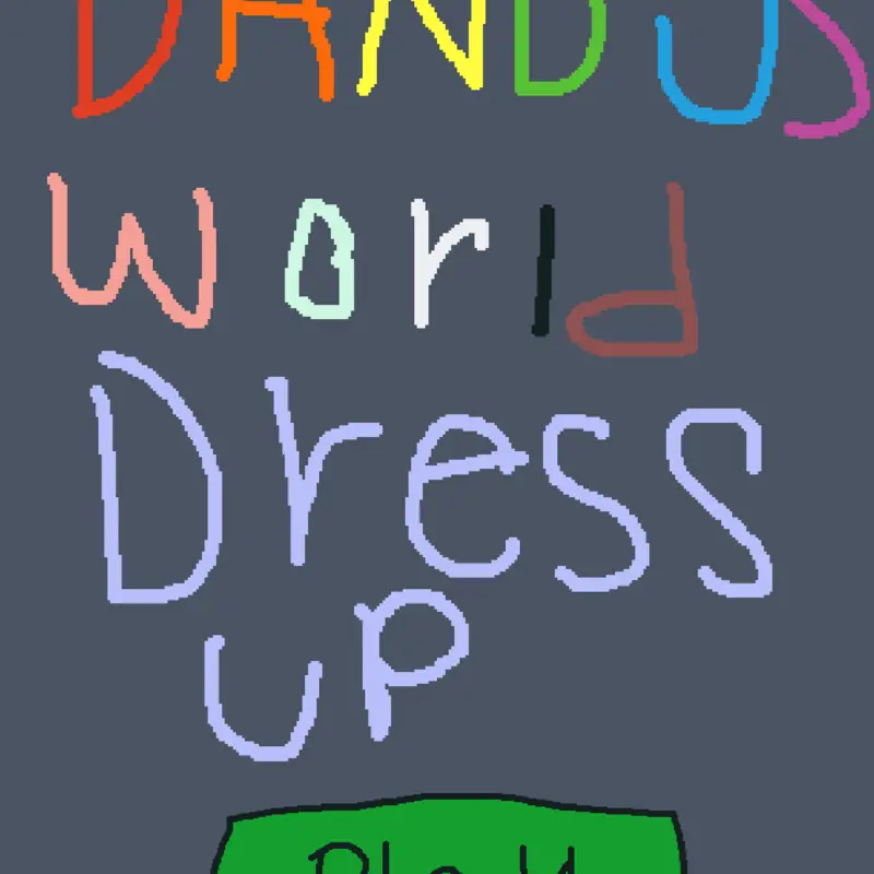 Dandys world dress up by @foxyyyy_fnaf